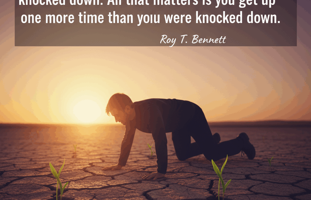 It doesn’t matter how many times you get knocked down